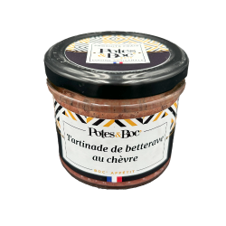 TARTINADE DE BETTERAVE AU CHEVRE